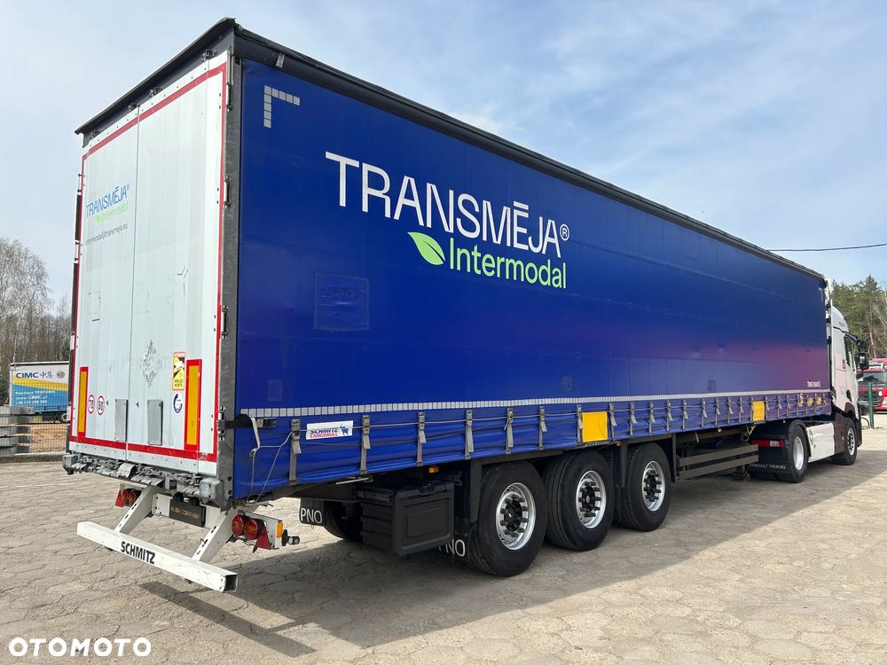 Schmitz Cargobull FIRANKA / PLANDEKI JAK NOWE / 657 841 KM PRZEBIEGU / ŁADNE OPONY / Z PEŁNYM WYPOSAŻENIEM DO ZAŁADUNKU / UCHWYTY PROMOWE / DOSTĘPNE 10 SZTUK KOLORY SREBRNY - NIEBIESKI - CZERWONY !! - 3