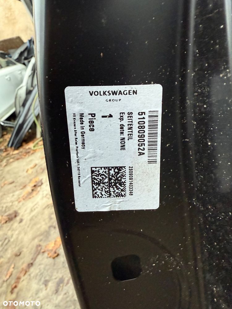 BŁOTNIK SŁUPEK PRÓG VOLKSWAGEN GOLF SPORTSVAN PRAWY TYŁ NOWY OE 510809052A - 2