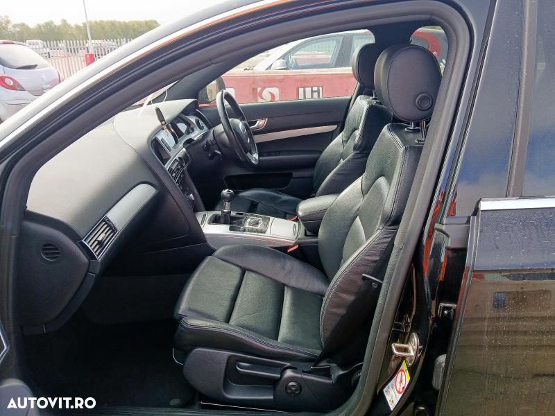 Interior piele negru Scaune S-LINE Audi A6 C6 facelift - 2