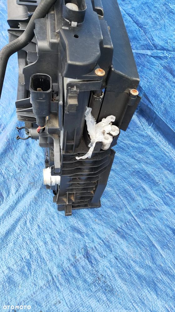 PAS PRZEDNI WZMOCNIENIE BELKA PRZÓD CHŁODNICA WODY KLIMATYZACJI WENTYLATOR KOMPLET BMW E63 E64 LCI LIFT 3.0i N53 - 22