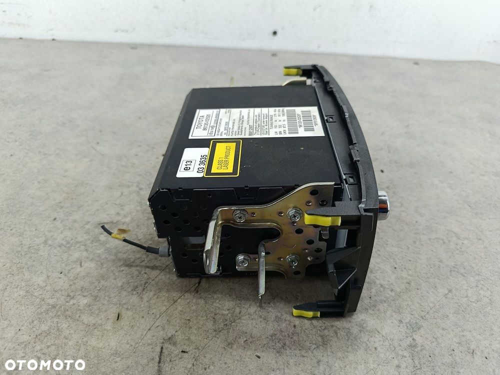 RADIO FABRYCZNE TOYOTA AURIS I 86120-02520 - 6