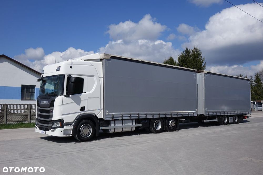 Scania R450 B6x2*4LA/ TANDEM / ZESTAW PRZESTRZENNY 120m3 / PRZEJAZDOWY / FIRANKA / E6 / AUTOMAT / RETARDER / OŚ PODNOSZONA SKRĘTNA - 1
