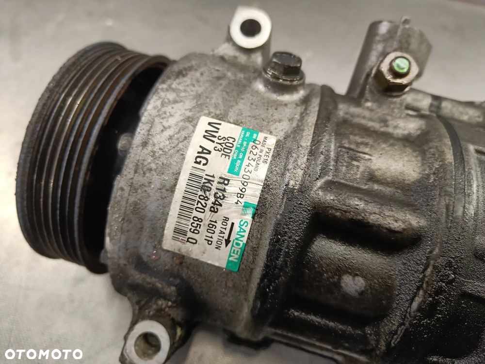 Sprężarka klimatyzacji Skoda Octavia Superb VW Golf Passat Seat Leon Audi kompresor 1K0820859Q - 4