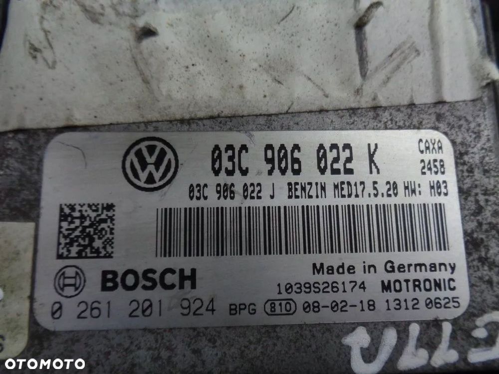 vw scirocco jetta 1.4 tsi komputer sterownik - 2
