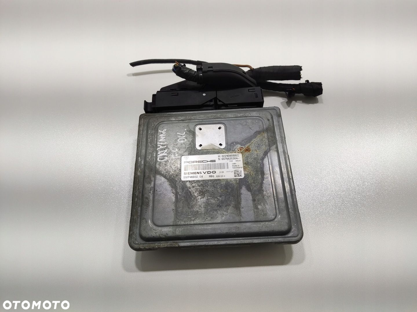 KOMPUTER STEROWNIK SILNIKA PORSCHE CAYENNE I 4.8 V8 07-09 LIFT 022906032LL - 3