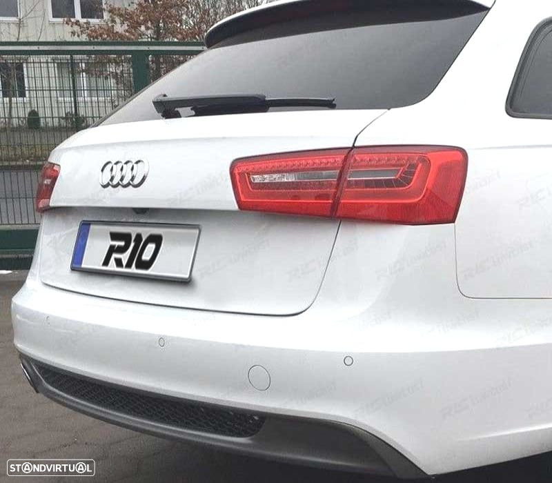 DIFUSOR AUDI A6 C7 4G AVANT 11-14 LOOK S-LINE - 8