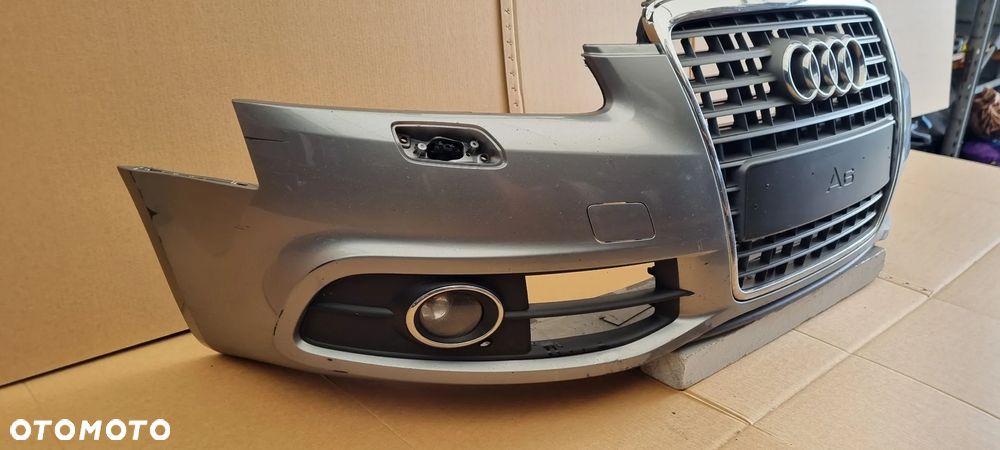 AUDI A6 C6 LIFT S-LINE 2008- Zderzak przód oryginał MB107 - 5