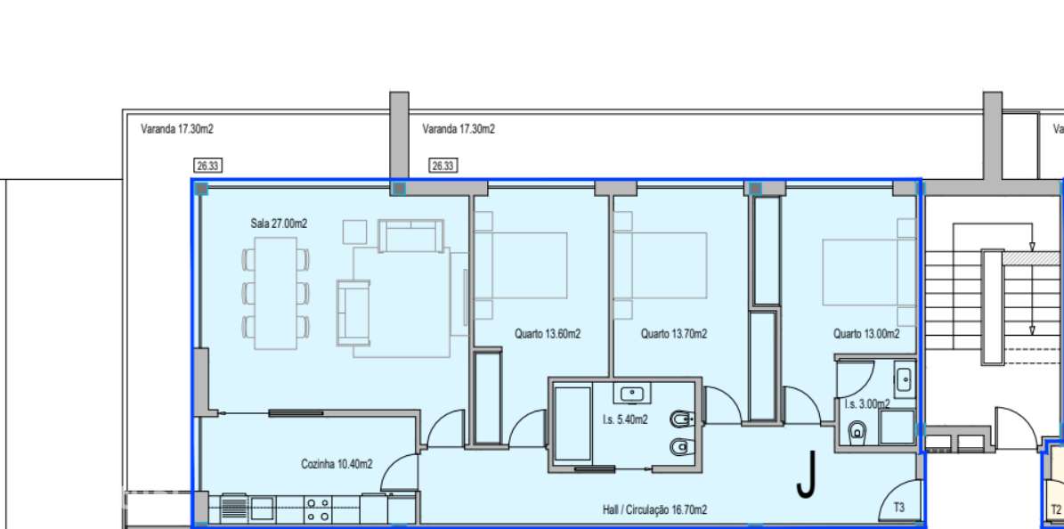 Apartamento T3 Venda em Viana do Castelo (Santa Maria Maior e Monserra - Grande imagem: 2/13