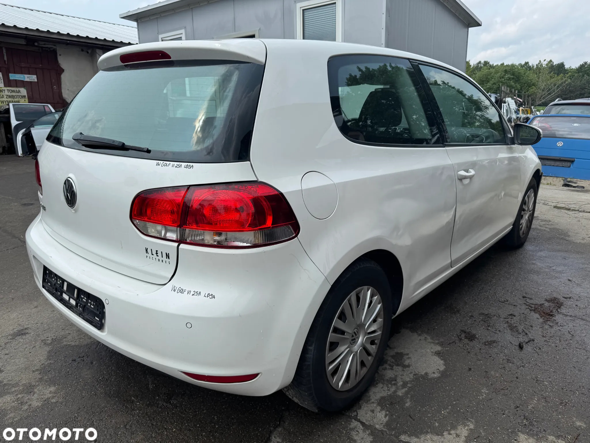 VW GOLF VI 2009 1.4 16V 80KM HATCHBACK BIAŁY LB9A NA CZĘŚCI - 4