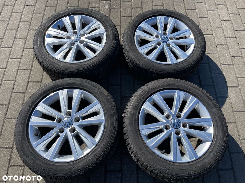 ALUFELGI KOŁA 16'' felgi aluminiowe 6,5X16 ET50 5X112 VW GOLF VI TOURAN oryginał - 1