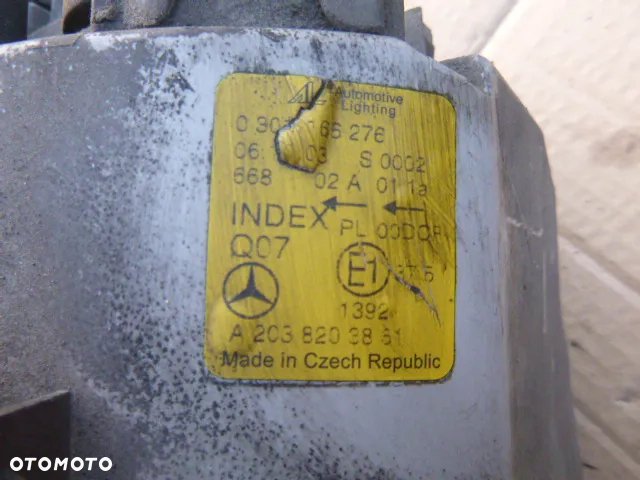 LAMPA PRAWY PRZÓD PRAWA PRZEDNIA MERCEDES C KLASA W203 LIFT XENON - 9