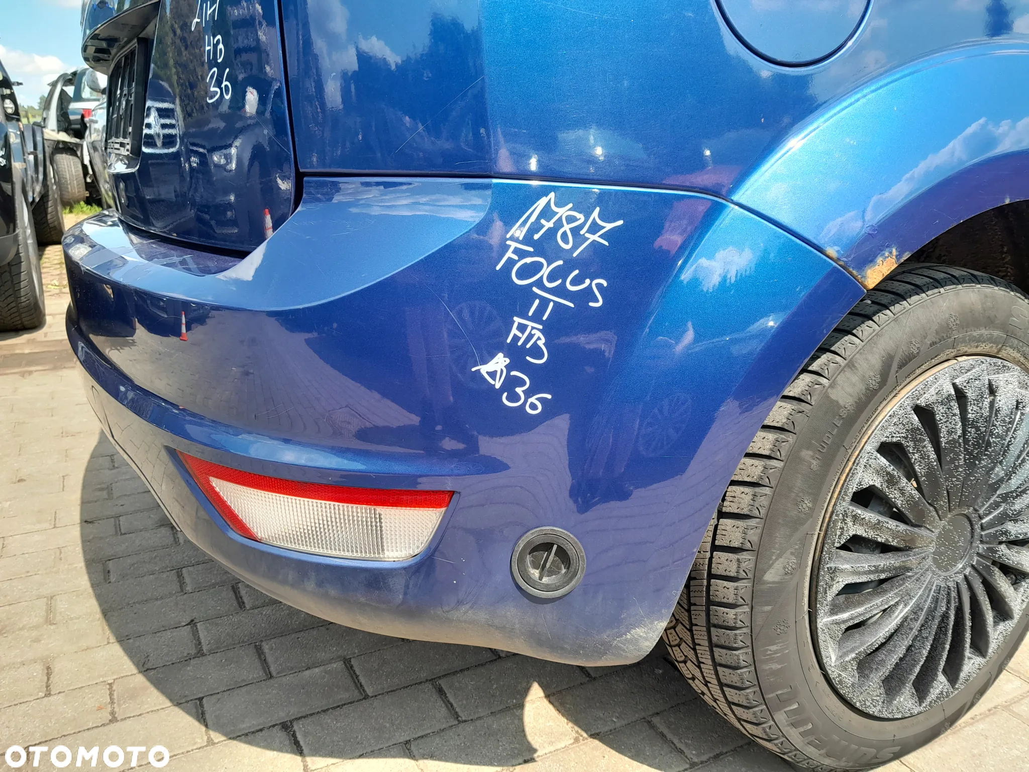 FORD FOCUS MK2 LIFT ZDERZAK TYLNY TYŁ HB KOLOR: 36 - 2