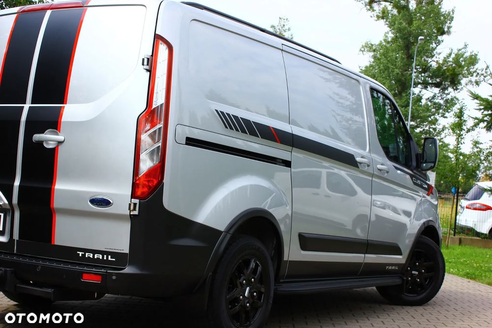 Ford TRANSIT CUSTOM TRAIL 2.0 TDCI 131KM 3 OSOBOWY NAVIGACJA KAMERA FELGI FULL OPCJA STAN PERFEKT FV23% - 16