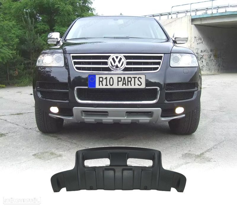 SPOILER FRONTAL + DIFUSOR TRASEIRO VOLKSWAGEN VW TOUAREG 02-06 - 1