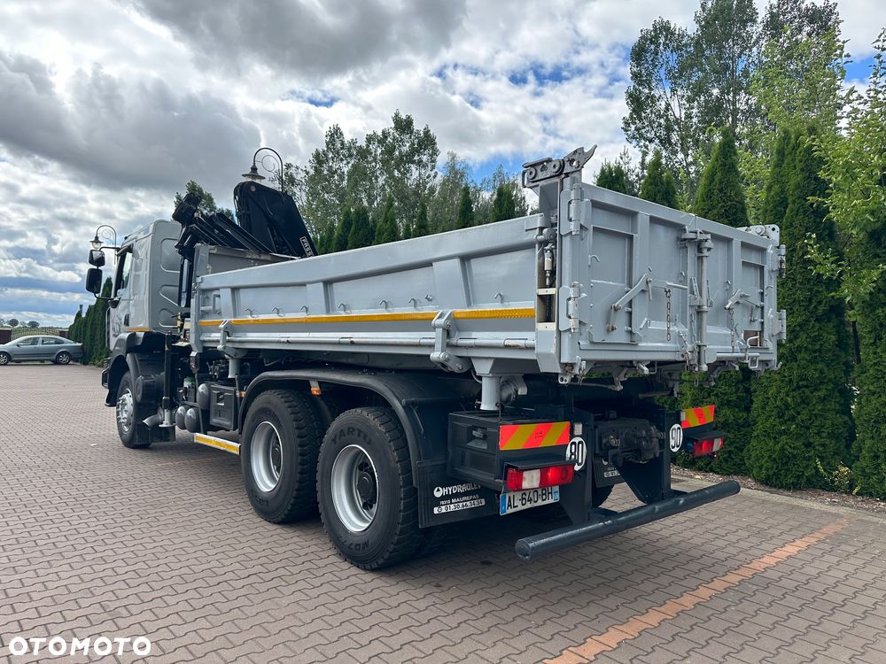 Renault Kerax 6x4 fassi f190 hydroburta wywrotka hds - 3