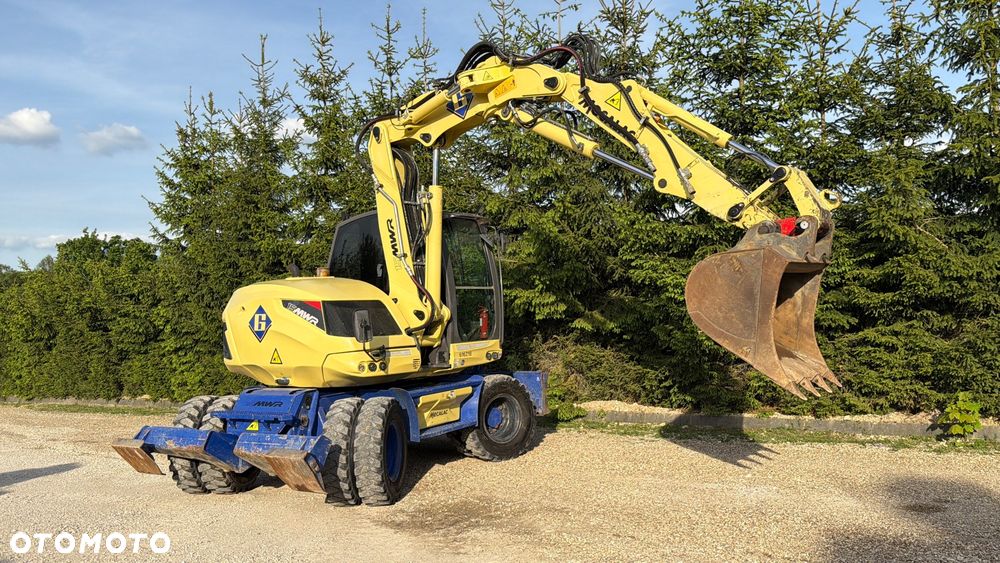 Mecalac Koparka 14 ton MECALAC 15 MWR koparko-ładowarka 3 łyżki widły 1 wł Centr.smarowanie Opony na BLIŹNIAKU 80%Camso ładowarka 714 12MTX 4x4 skrętne KLIMA kabina Premium silnik 146KM volvo EW140B DEUTZ szybka 35km/h - 13