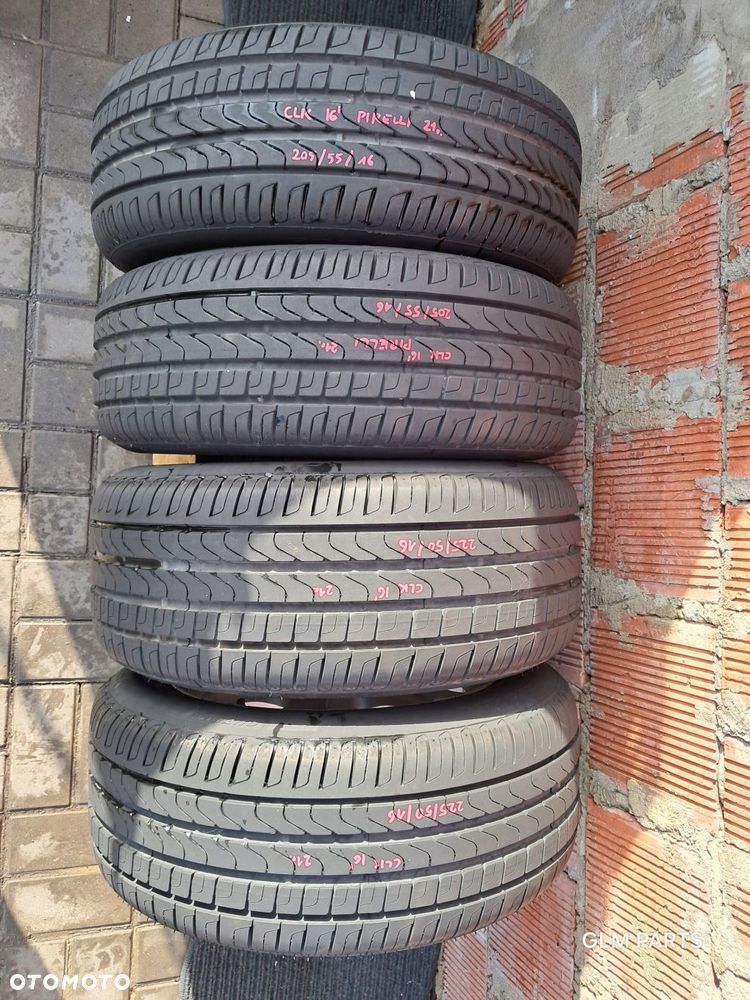 mercedes-benz clk w209 felgi aluminiowe 16" koła lato pirelli - 15