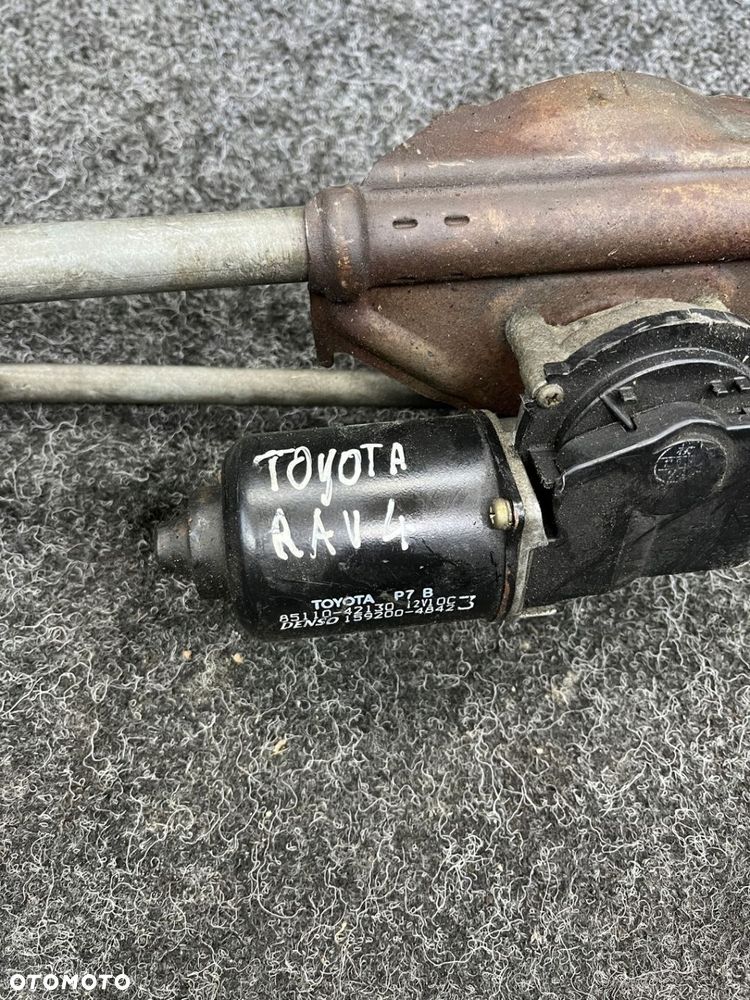toyota rav 4 D4D II mechanizm wycieraczek silniczek przód 8511042130 - 3