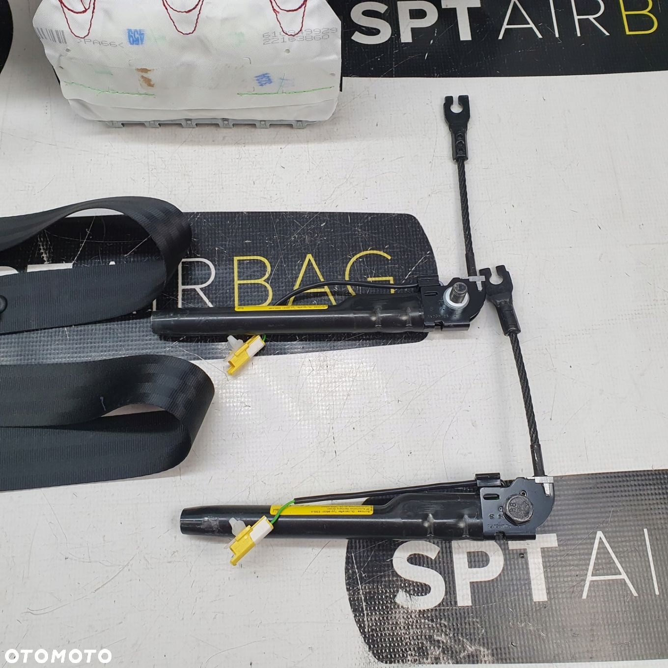 FIAT 500 DESKA ROZDZIELCZA KONSOLA KOKPIT PULPIT PODUSZKI AIRBAG AIR BAG PASY KIT SET - 7