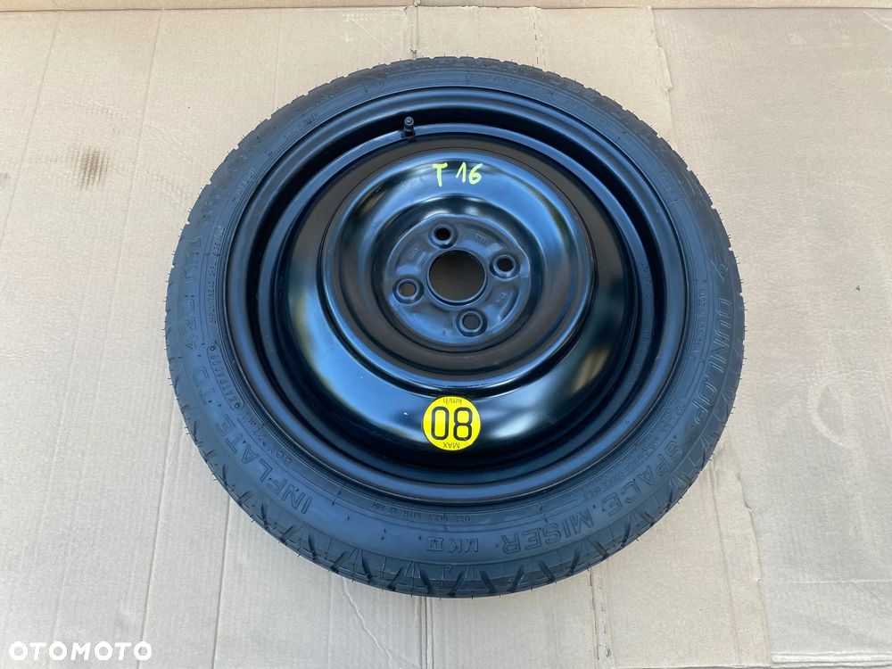 Koło dojazdowe dojazdówka TOYOTA AYGO X 125/70R16 ORYGINALNE wysyłka - 7