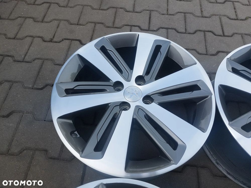 PEUGEOT 2008 3008 5008 FELGI ALUFELGI R18 7.5J ET29 4X108 OE PEUGEOT 9802462477 JAK NOWE! PROSTE! - 5