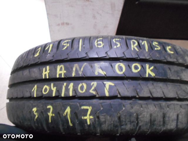 Opona pojedyńcza 215/65r15c hankook vantra lt 8,8mm lato 3717 - 1