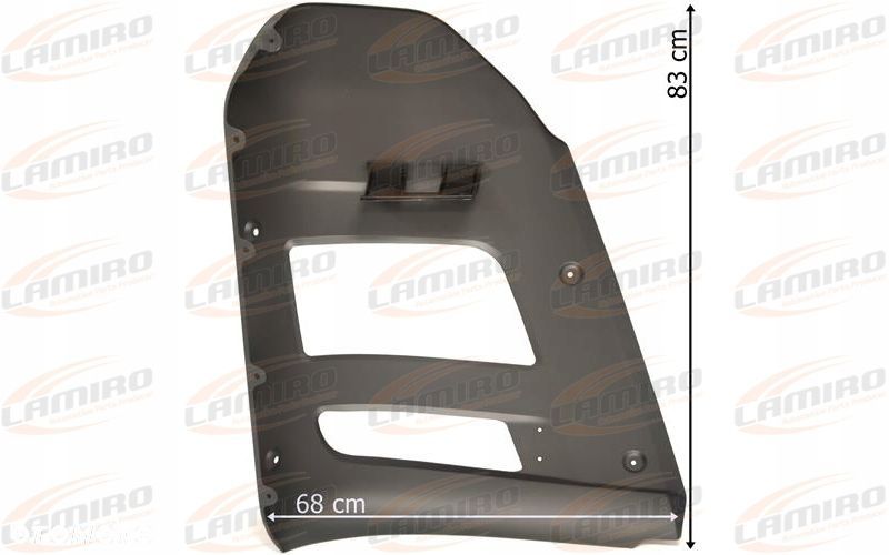 MAN TGX EURO 6 ZDERZAK LEWY METALOWY WYSOKI - 2