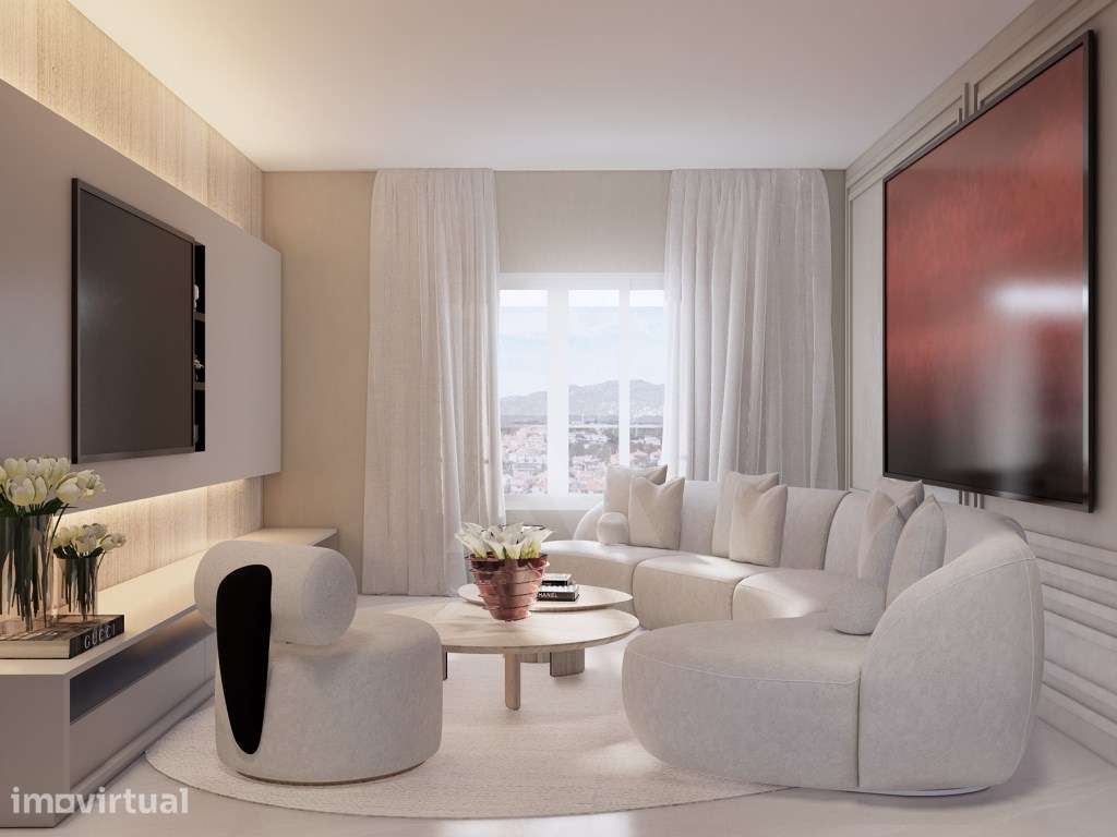 Apartamento T2 novo com garagem, terraço e condomínio fechado em Al... - Grande imagem: 3/18