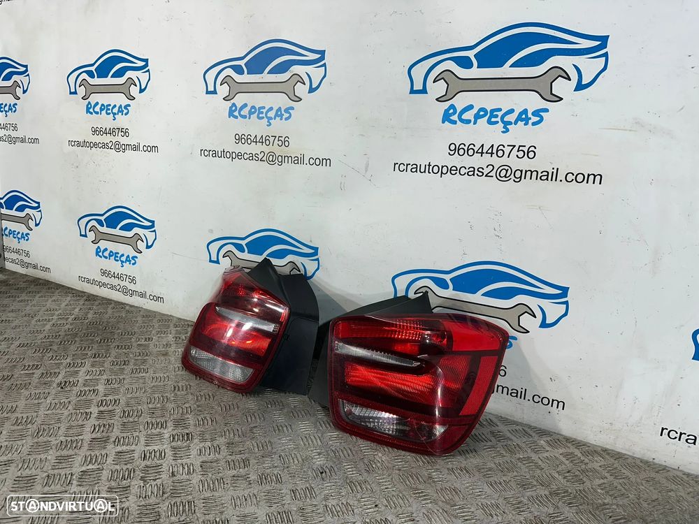 .Farolins Tras Traseiros Esquerdo Direito Originais BMW Serie 1 F20 5 portas F21 2 portas 2011 - 2019 - 4