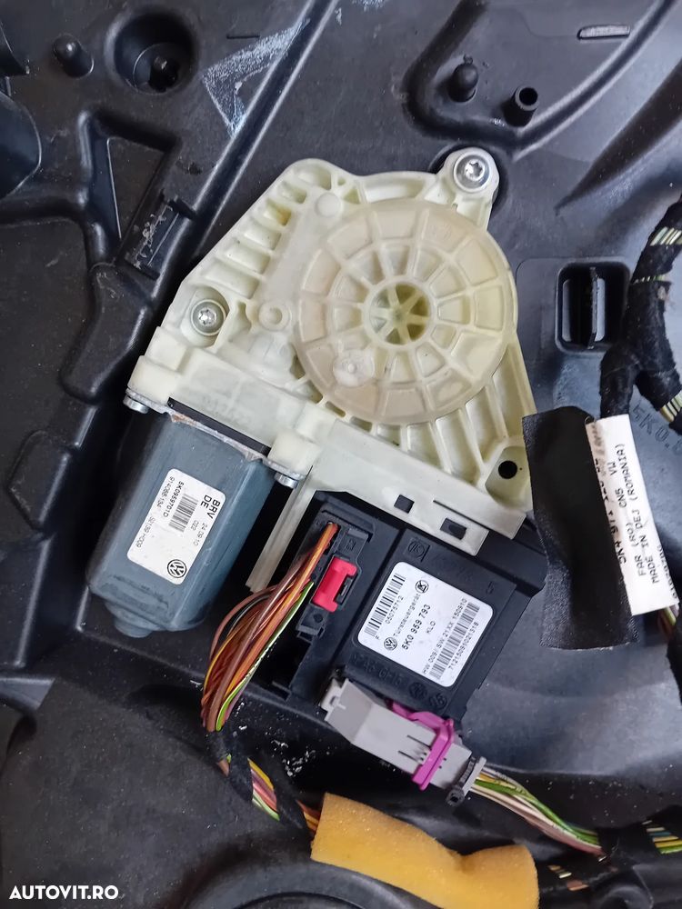 Macara Geam Electrica Stanga Dreapta Fata Completa Vw Golf 6 VI An 2008-2013 - 8