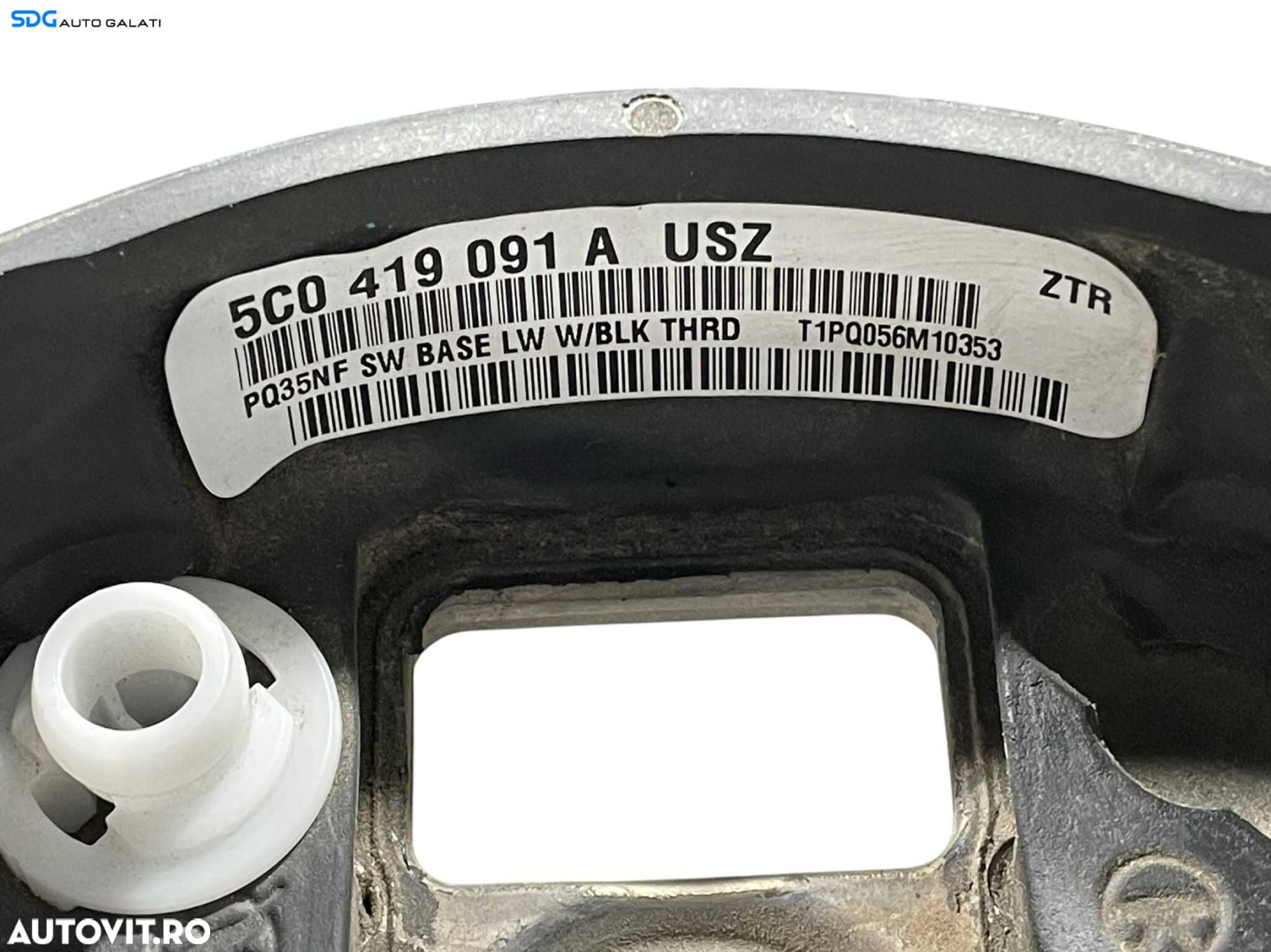 Volan 3 Spite din Piele Volkswagen Passat B6 2005 - 2010 Cod 5C0419091A [LR0481] - 2