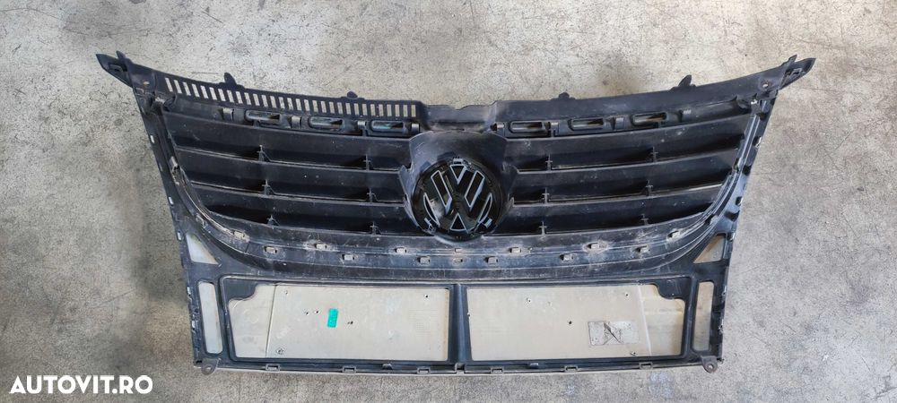 Grila bara fata volkswagen vw touran 1T2 1.9 BLS cromata - 5