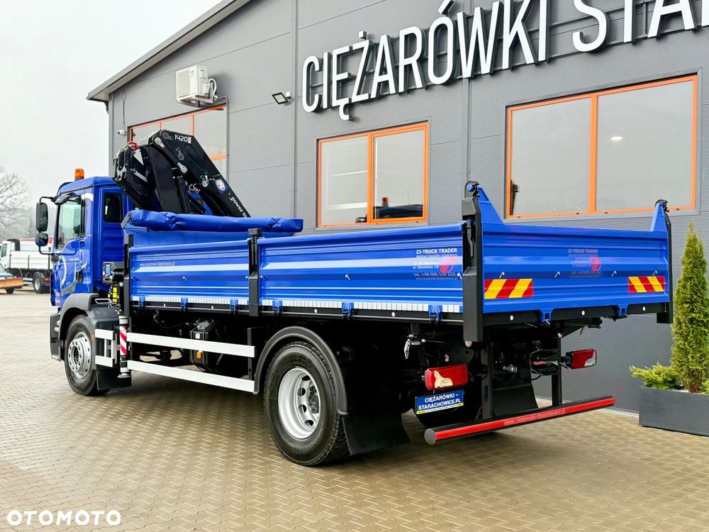 MAN TGM TGL TGS 18.250 // wywrotka 3-S + HDS HMF 1420 - K2 // budowlanka // energetyka //żuraw dzwig kran crane // Świeżo sprowadzony - 5