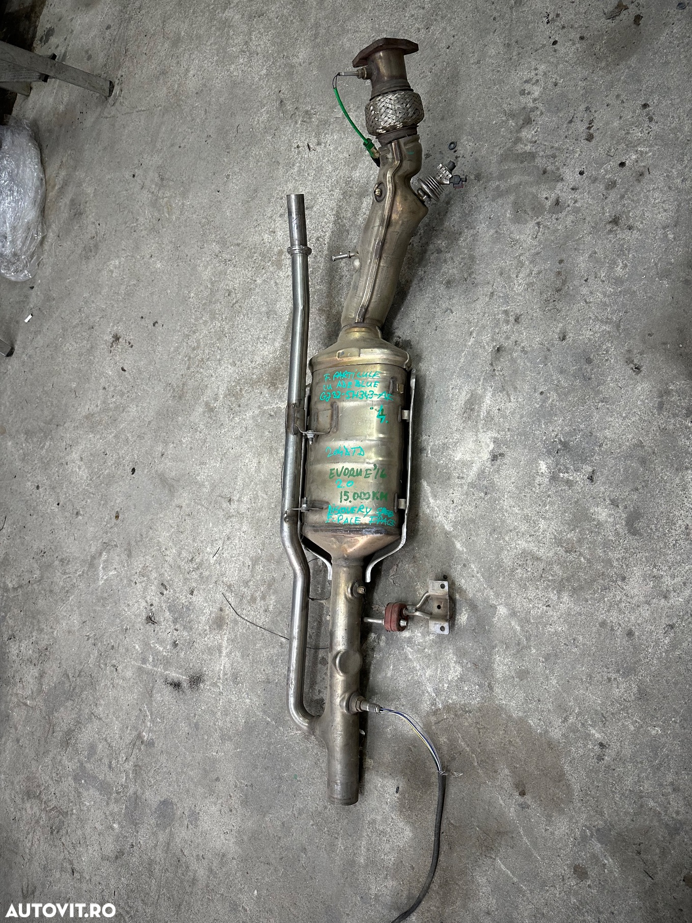Catalizator, filtru particule EVOQUE, DISCOVERY SPORT, JAGUAR F-E-Pace motor 2.0 D an 2017 cod GJ32-5H343-AF - 2