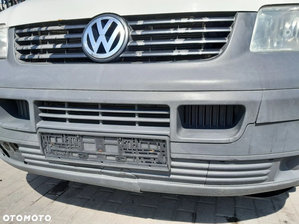 VW TRANSPORTER T5 ZDERZAK PRZEDNI PRZÓD - 4