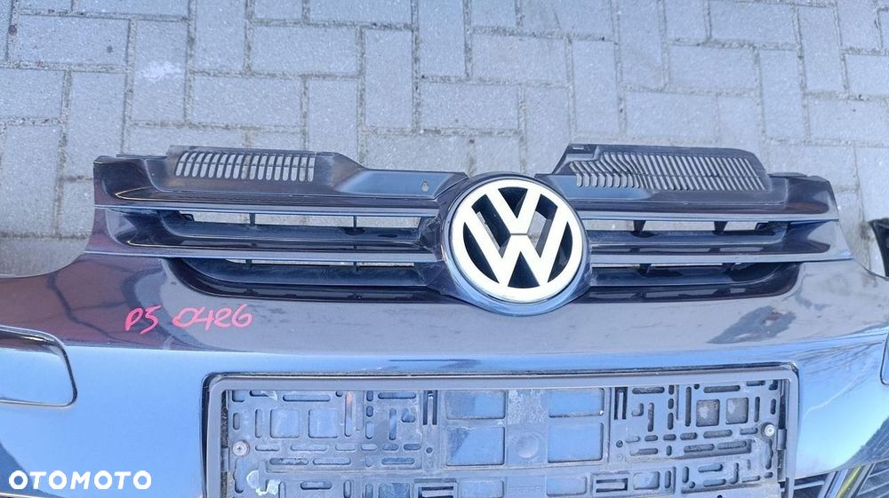 ZDERZAK PRZEDNI PRZÓD KOMPLETNY GRANATOWY VW GOLF V 5 HALOGENY ERGERGERG - 4