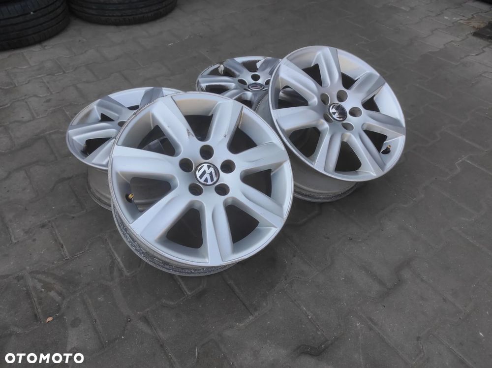 FELGI ALUFELGI 5X100 R15 6J ET40 6R0601025D VW GOLF 4 BORA POLO 4 5 AUDI A1 A2 SEAT LEON 1 TOLEDO 2 4 IBIZA 3 4 SKODA FABIA 1 2 3 ROOMSTER PRAKTIK OCTAVIA 1 KOMPLET WYSYŁKA !!!! - 1