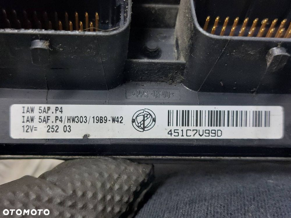 ZESTAW STARTOWY FIAT PUNTO II 1.2 8V IAW5AFP4 55187378 51735169 46833368 - 2