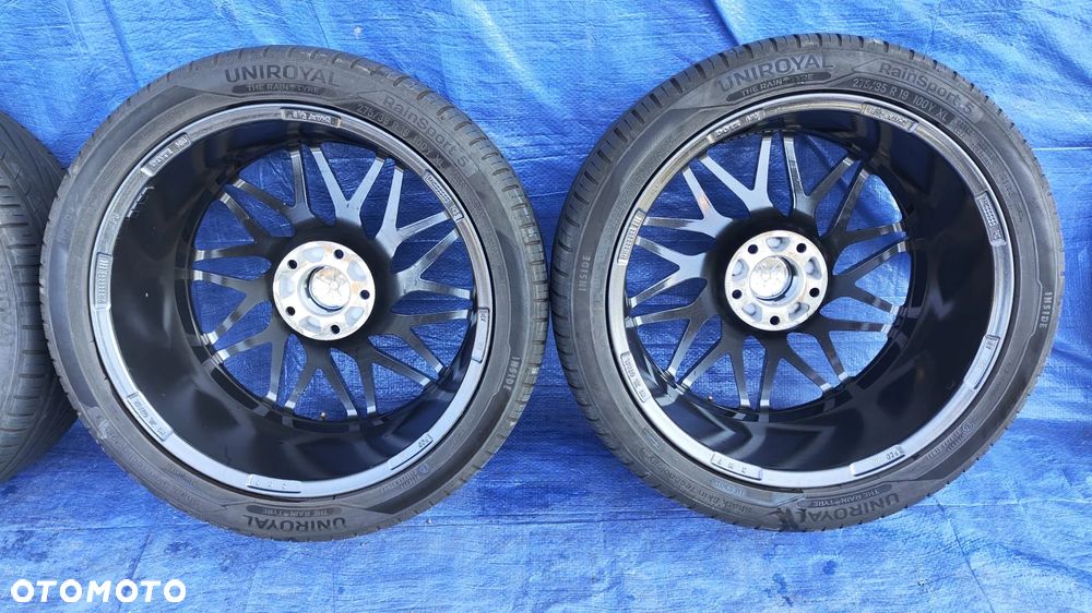 KOŁA FELGI DOTZ TANAKA KBA 53789 JAK NOWE 19'' 5x120 8.5J ET33 72,6mm OPONY 245/40 275/35 UNIROYAL RAINSPORT 5 BMW F30 F31 F35 E90 E91 E92 E93 F32 F33 F36 F10 F11 LEXUS LS460 LS600H - 10