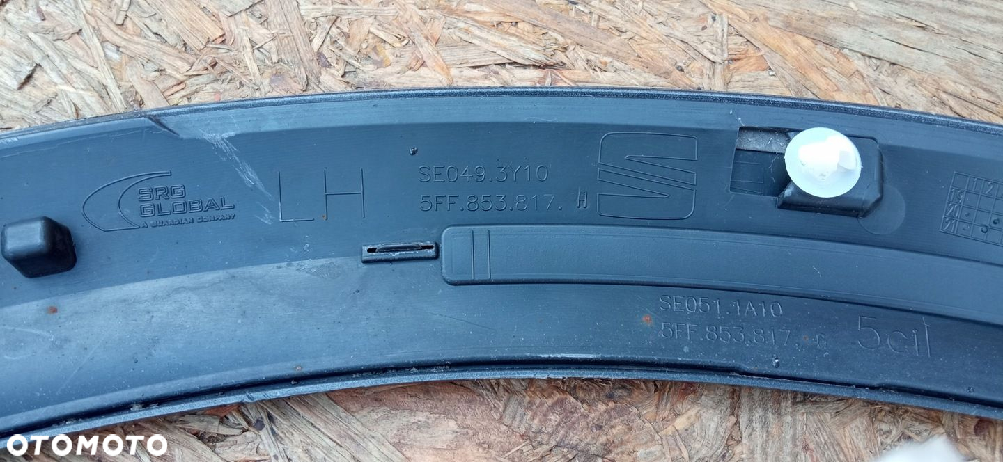 CUPRA FORMENTOR 19- LISTWA NAKŁADKA BŁOTNIKA LEWY TYŁ 5FF853817H - 13