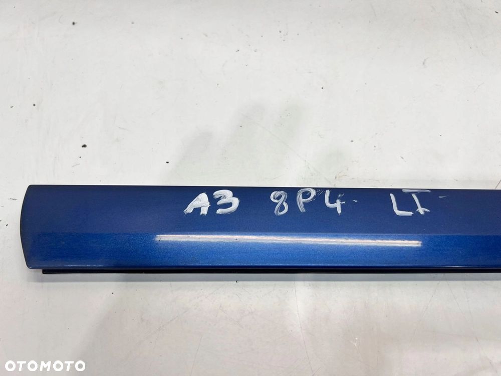 LISTWA DOLNA DRZWI LEWY TYŁ AUDI A3 8P 8P4 LZ5C SPORTBACK - 1