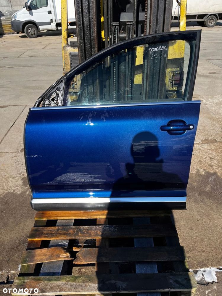 dzrzwi lewy przód vw touareg I 7L lakier LD5Q - 2