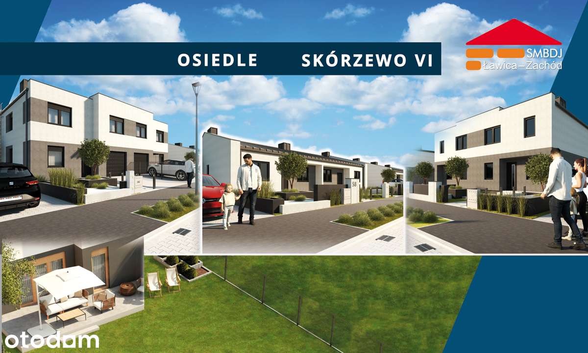 Nowe domy w Skórzewie-zachodnia sypialnia Poznania - Pełny obrazek: 1/19
