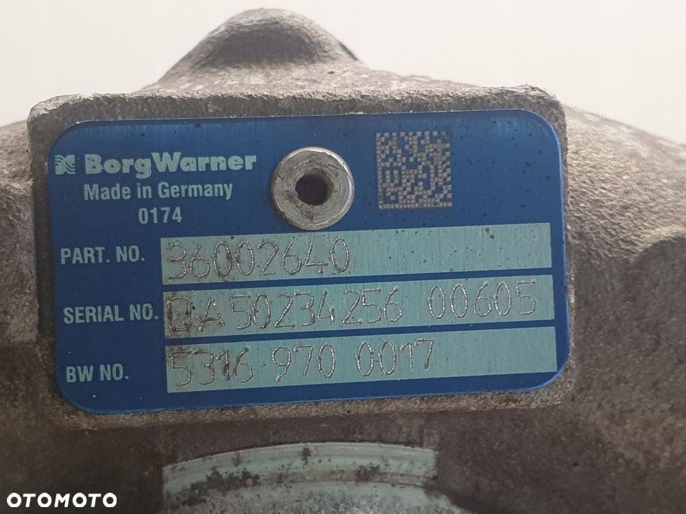 TURBOSPRĘŻARKA Volvo XC60 S80 II 2.4 D5 _ turbo 31293086 36002640 D5244T1 - 4