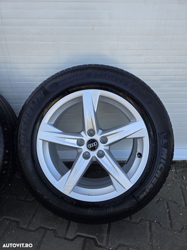 Roti/Jante Aliaj Audi,235/60 R18,Anvelope vara Michelin,4.57mm,DOT3423 - 2