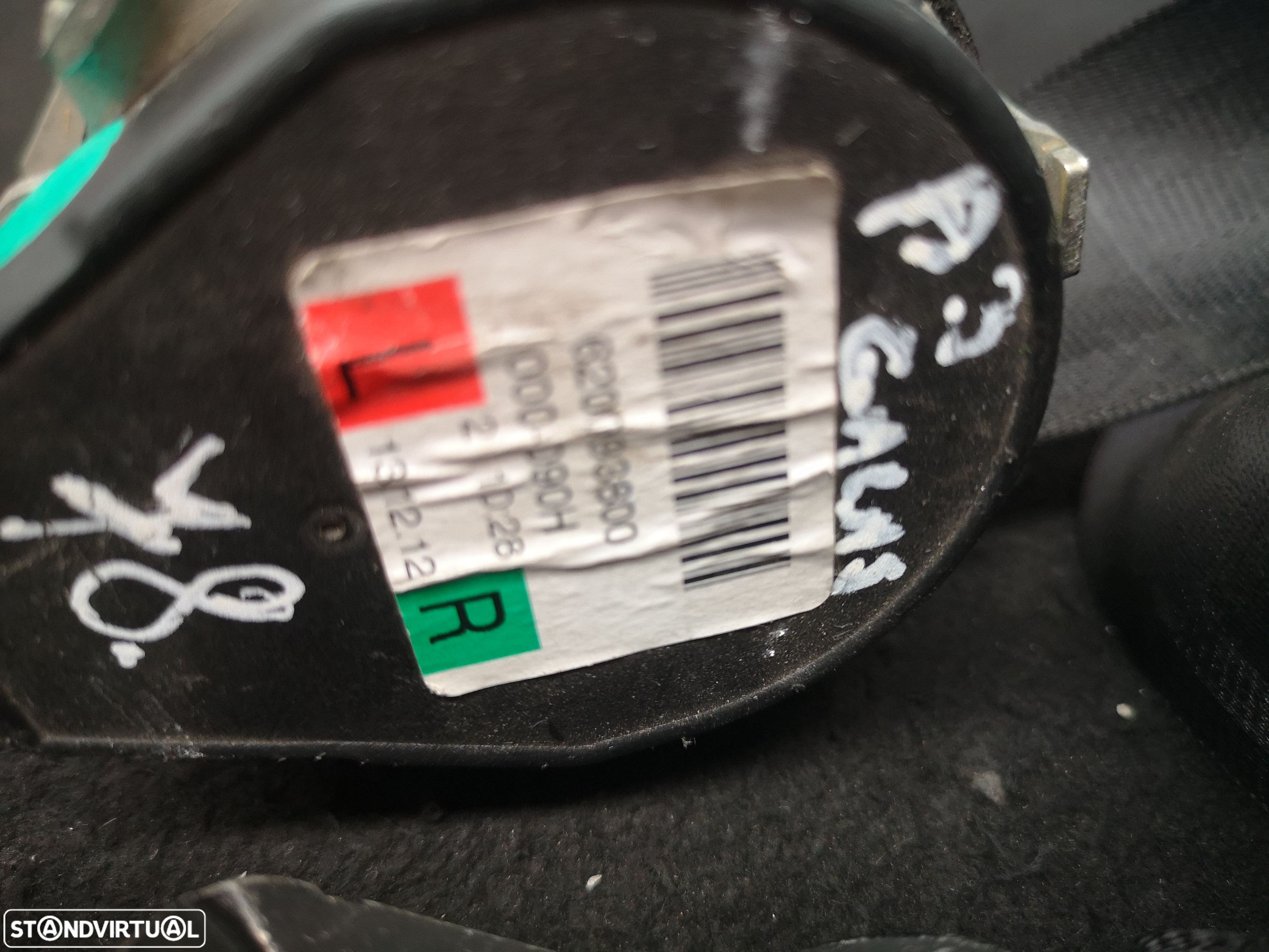 Cinto de Segurança traseira direita esquerda Audi a3 8v 2014+ - 4