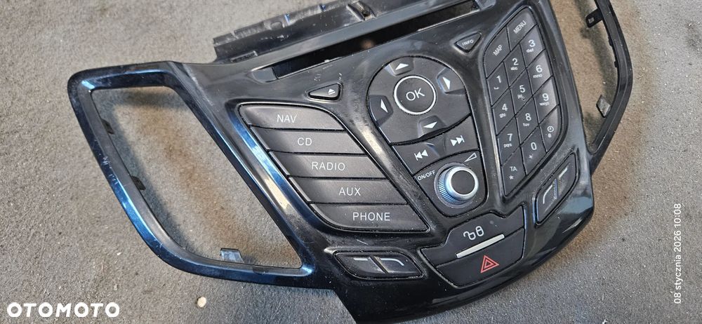 Radio panel ramka radia Ford Fiesta Mk7 2016r C1BT18K811RA - 3