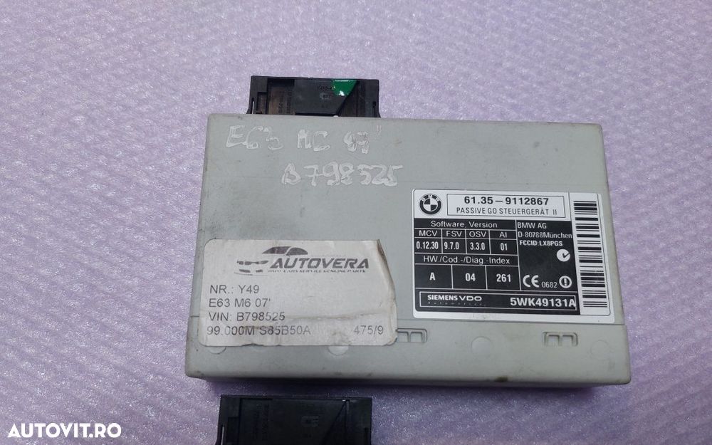 Modul confort BMW E60 E61 E63 E64 E70 E71 E72 - 1