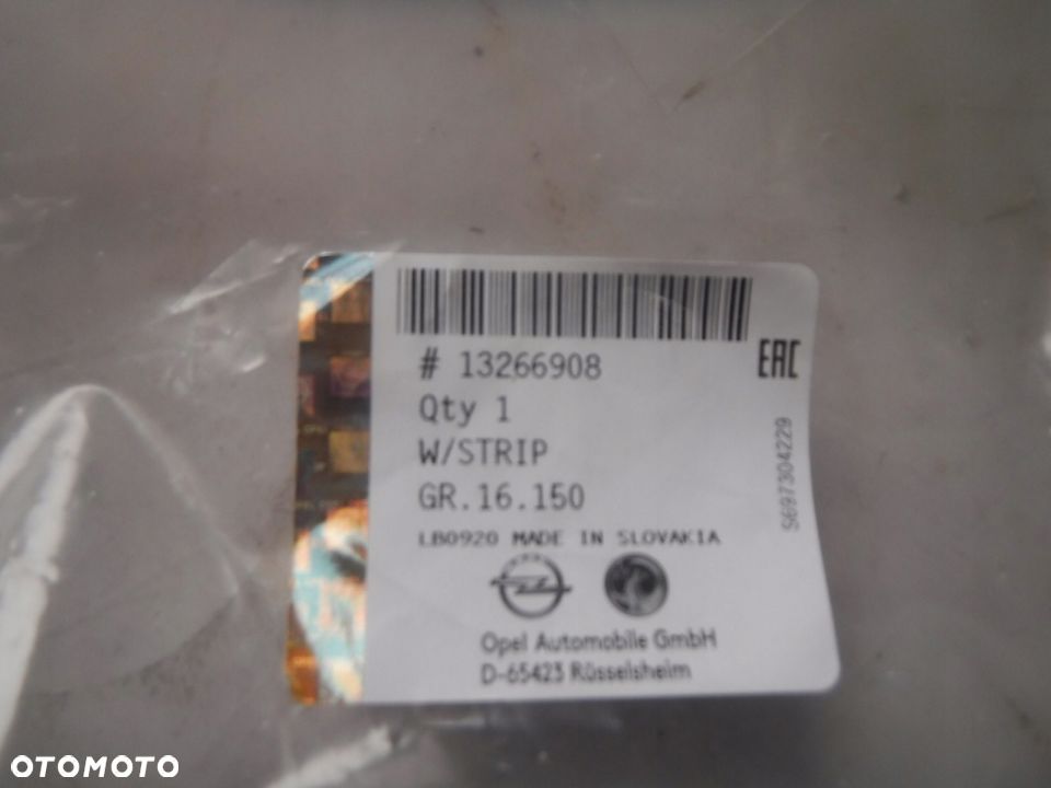 OPEL MERIVA B USZCZELKA DRZWI PRZÓD PRAWA NOWA ORY - 2