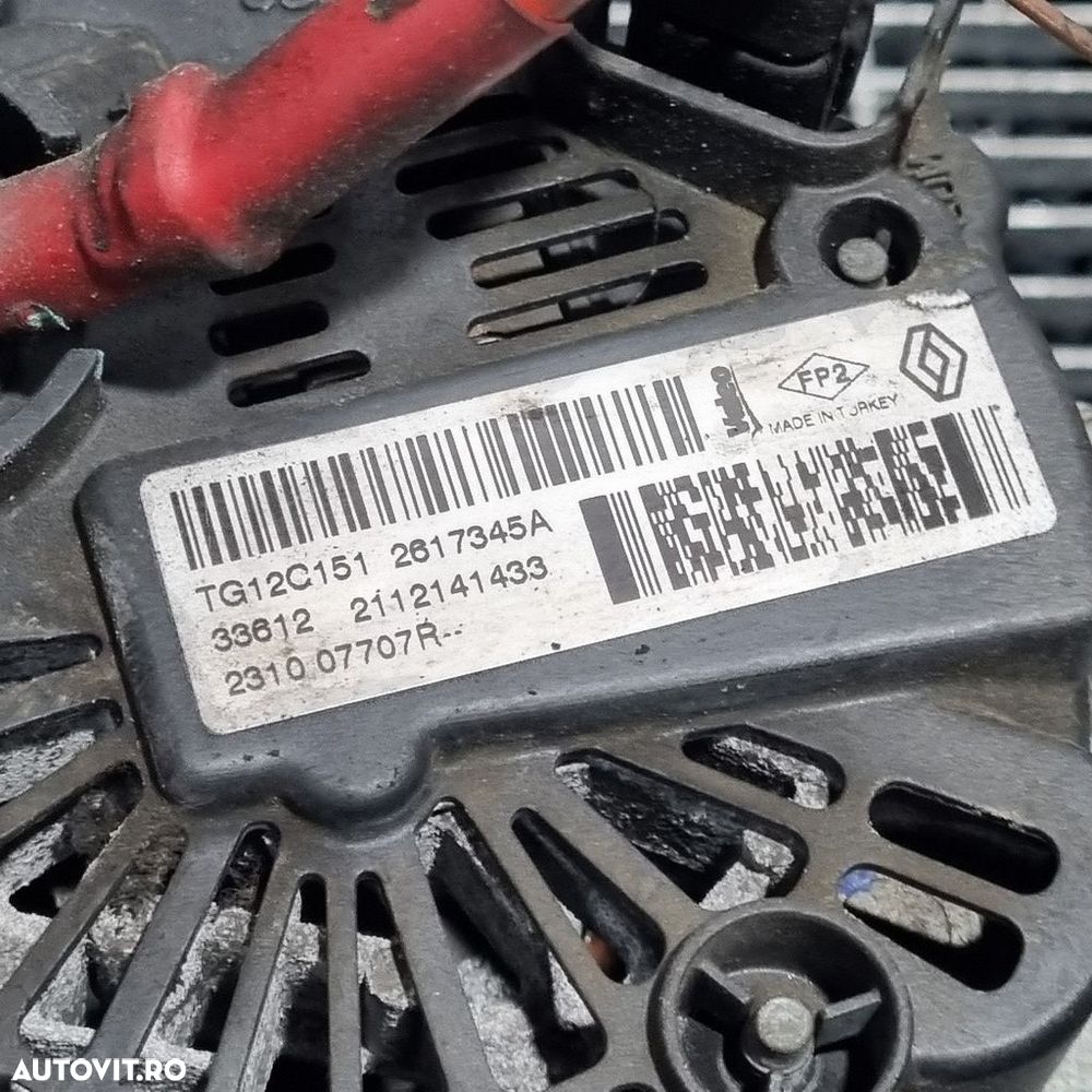 Alternator Dacia Duster 1.5 Dci 2010 - 2013 110CP 1461CC K9K Euro5 (1487) Diesel ... - 5